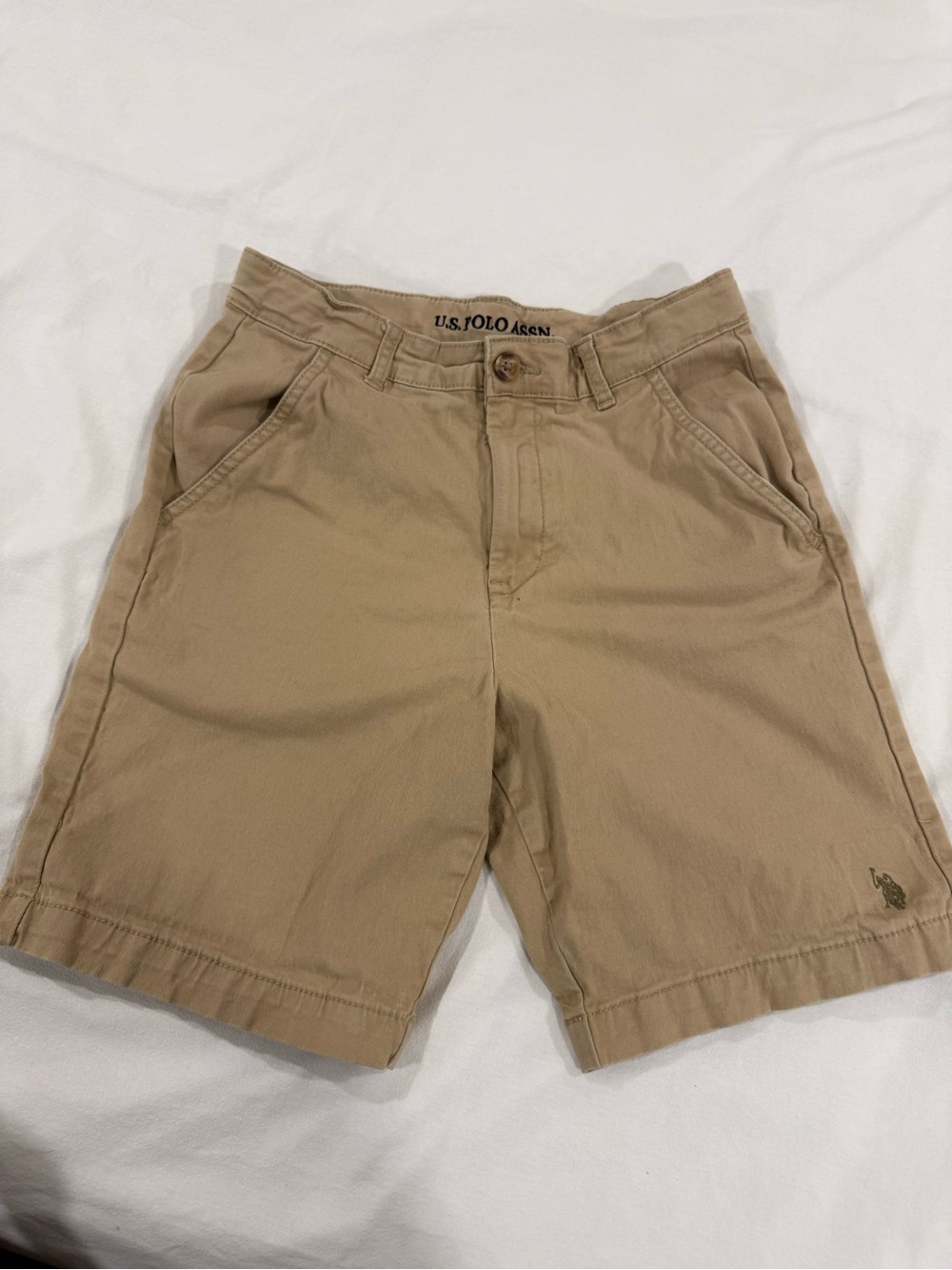 U.S. Polo Assn. Khaki Boys' Casual Chino Shorts